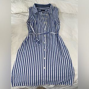 Tommy Hilfiger striped tie waist dress